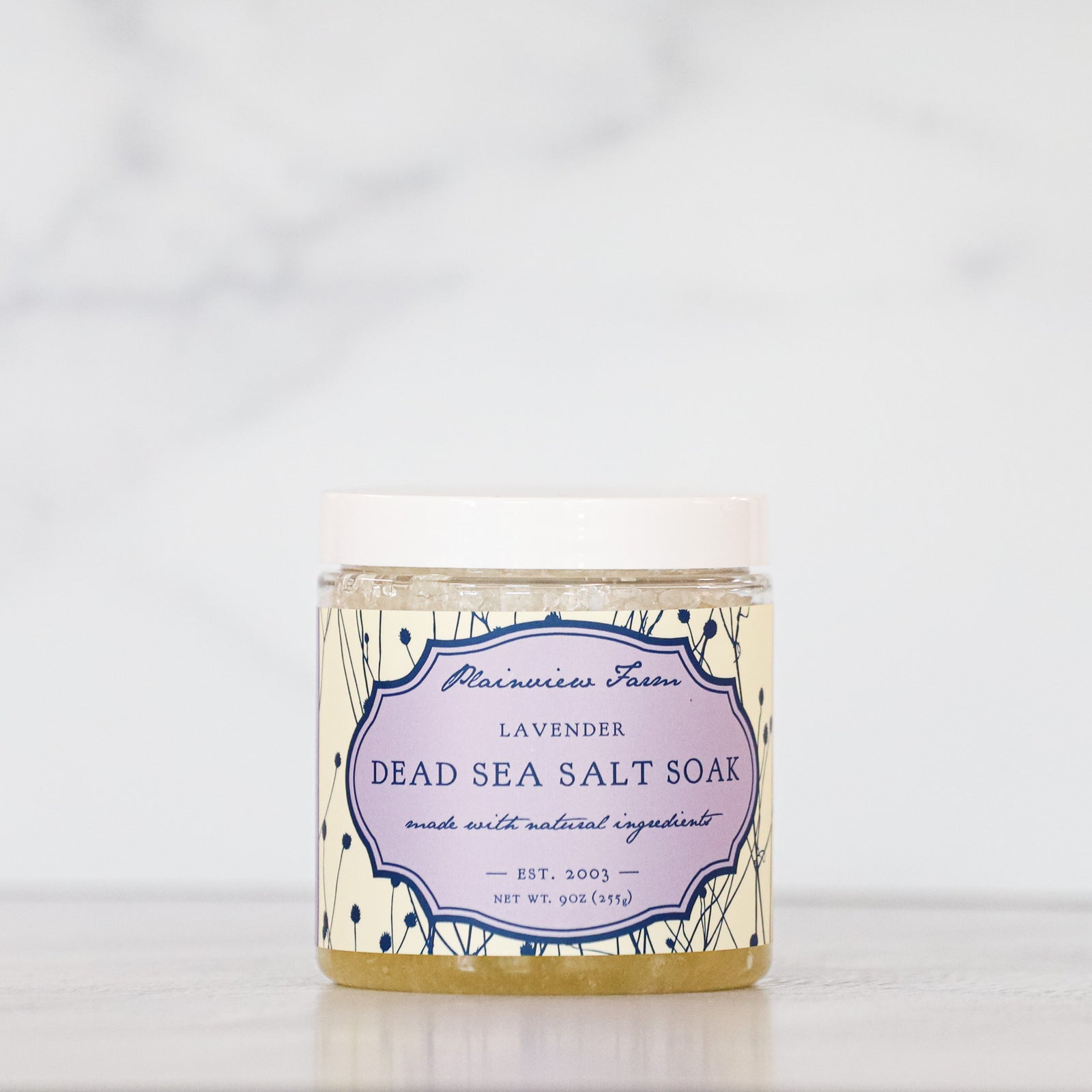 Plainview Farm Lavender Dead Sea Salt Soak