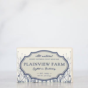 Plainview Farm Goat Milk Bar Soap - Kentucky Soaps & Such